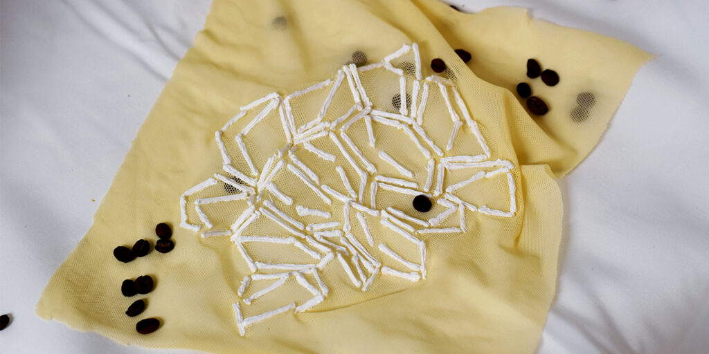 Fabric manipulation through 3D printing - coffee beans - CraftHub ...