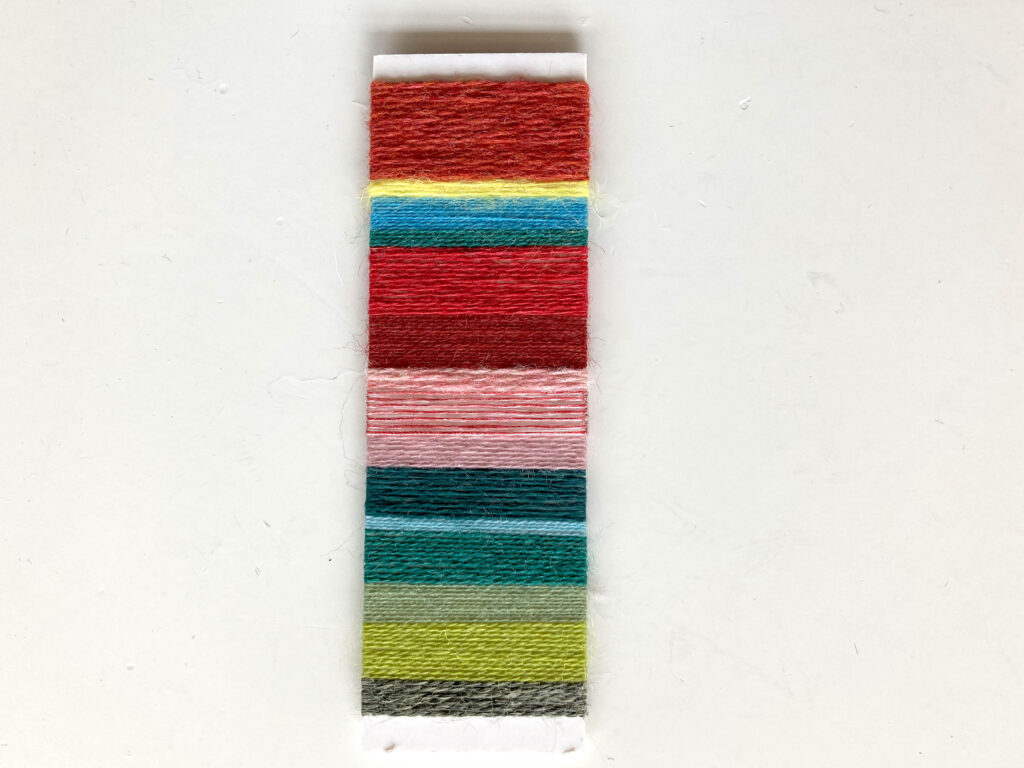 Yarn Rill Sample Yarn winding sample #2.0 - CraftHub European Project